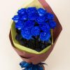 大輪の青いバラの花束 2 104368372
