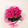 ピンクのバラの花束-20本 2 5262734
