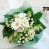 おまかせ花束S-白・グリーン系 4 B WG35