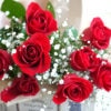 赤いバラとかすみ草の花束 2 bc1bdae6dbce5c22c1e050a50289a80a