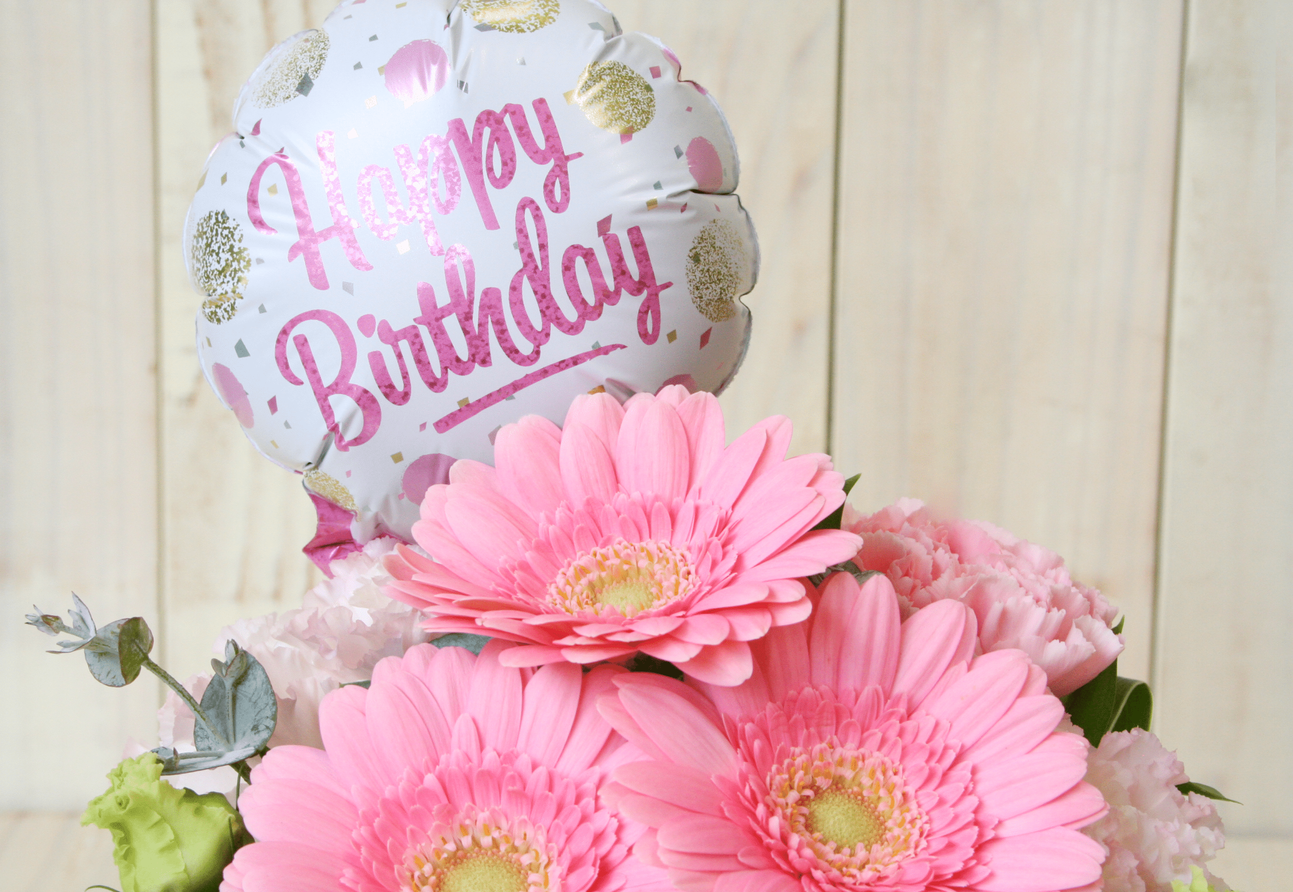 HAPPY BIRTHDAY生花アレンジメント-ピンク系 3 HAPPY BIRTHDAY生花アレンジメント-ピンク系 - 画像 (3)